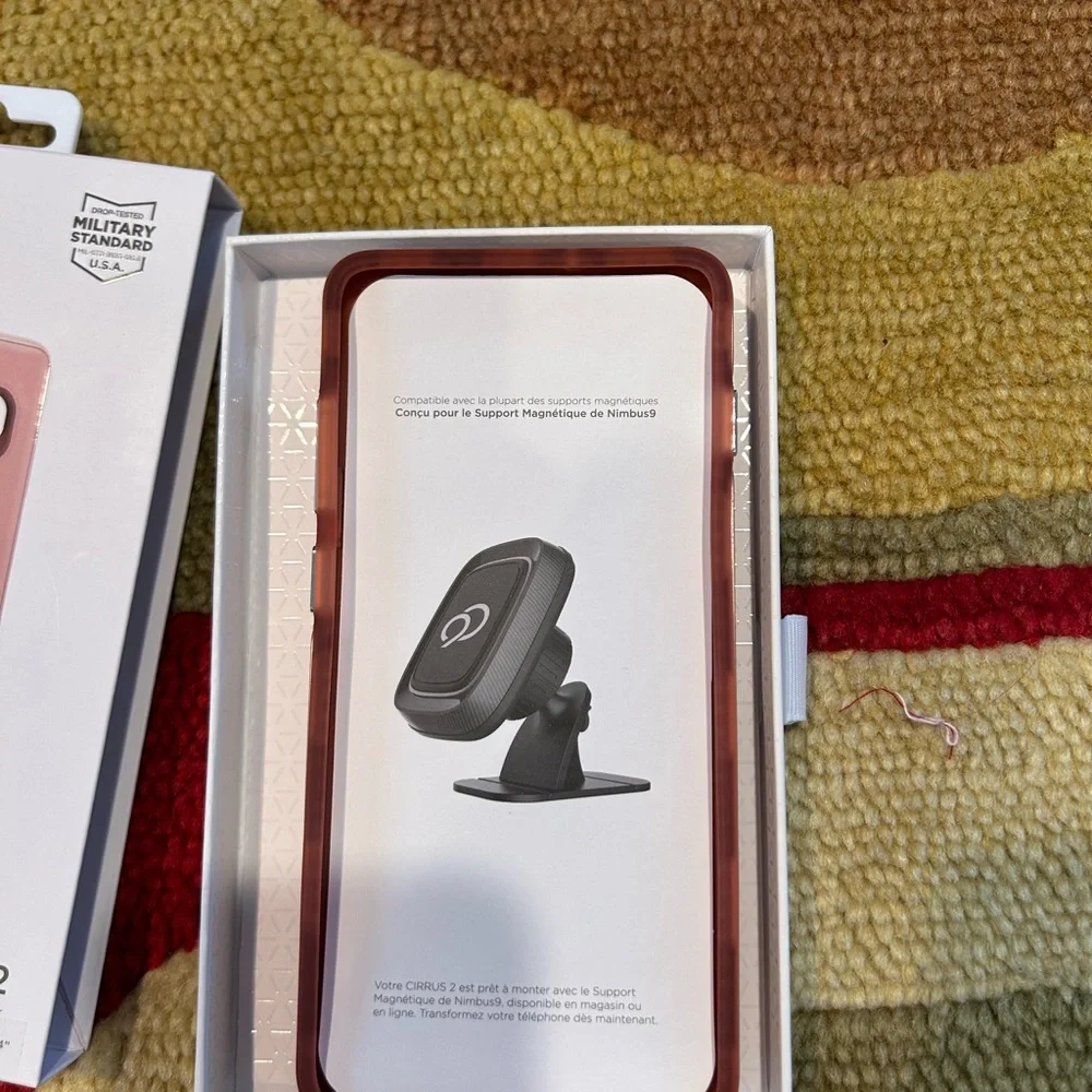 NWT Nimbus 9 Cirrus 2 Samsung Galaxy S10 Plus 6.4” Rose Gold Phone Case Military